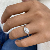 Veyra Ring 1 ct TCW , Solid Gold 14k