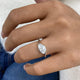 Veyra Ring 1 ct TCW , Solid Gold 14k