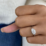Veyra Ring 1 ct TCW , Solid Gold 14k