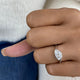 Veyra Ring 1 ct TCW , Solid Gold 14k