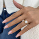 Rosavine Ring 1.5 ct TCW , Solid Gold 14k