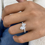 Promise Ring 1.7ct TCW, 14K Gold