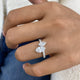 Promise Ring 1.7ct TCW, 14K Gold