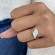 Thalene Ring 1.5 ct TCW , Solid Gold 14k