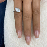 Thalene Ring 1.5 ct TCW , Solid Gold 14k