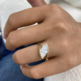 Astrielle Ring 2 ct TCW , Solid Gold 14k