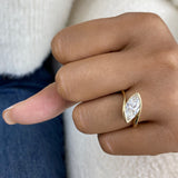 Astrielle Ring 2 ct TCW , Solid Gold 14k