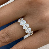 Diamond Band Ring 2.6 ct Yellow Gold