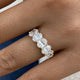 Diamond Band Ring 2.6 ct Yellow Gold