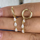 Diamond Dangle Earrings 0.6 ct Yellow Gold
