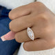 Ring 1.1ct TCW, 14K Gold