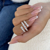 Ring 3.2ct TCW, 14K Gold