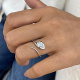 Engagement Ring 0.7ct TCW, 14K Gold