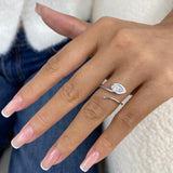 Engagement Ring 0.7ct TCW, 14K Gold