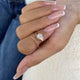 Engagement Ring 0.8ct TCW, 14K Gold