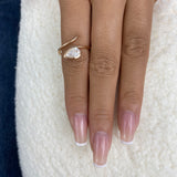 Engagement Ring 0.8ct TCW, 14K Gold
