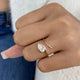 Engagement Ring 0.8ct TCW, 14K Gold