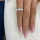 5 Stone Ring 1.7 ct TCW , Solid Gold 14k