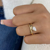 Engagement Ring 0.7ct TCW, 14K Gold