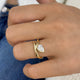 Engagement Ring 0.7ct TCW, 14K Gold