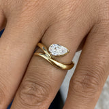 Diamond Solitaire Ring 0.7 ct Yellow Gold