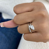 Engagement Ring 0.8ct TCW, 14K Gold