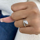 Engagement Ring 0.8ct TCW, 14K Gold