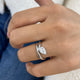 Engagement Ring 0.8ct TCW, 14K Gold
