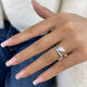 Engagement Ring 0.8ct TCW, 14K Gold