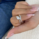 Engagement Ring 0.8ct TCW, 14K Gold