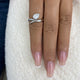 Engagement Ring 0.8ct TCW, 14K Gold