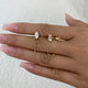Diamond Chain Earrings 1.3 ct Yellow Gold