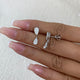 Diamond Drop Earrings 2.3 ct White Gold