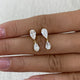 Diamond Drop Earrings 2.3 ct Yellow Gold