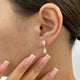 Diamond Drop Earrings 2.3 ct Yellow Gold