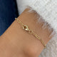 Diamond Chain Bracelet 0.7 ct Yellow Gold