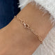 Diamond Chain Bracelet 0.7 ct Rose Gold