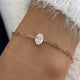 Diamond Chain Bracelet 0.8 ct Rose Gold