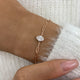 Diamond Chain Bracelet 0.7 ct Rose Gold
