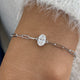 Diamond Chain Bracelet 0.8 ct White Gold