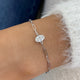 Diamond Chain Bracelet 0.7 ct White Gold