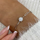 Diamond Chain Bracelet 0.9 ct White Gold
