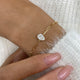 Diamond Chain Bracelet 0.9 ct Yellow Gold