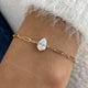 Diamond Chain Bracelet 0.9 ct Yellow Gold