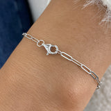 Diamond Chain Bracelet 0.9 ct White Gold