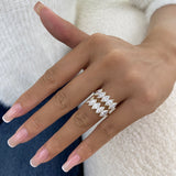 Ring 3.7ct TCW, 14K Gold