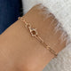 Diamond Chain Bracelet 0.8 ct Rose Gold