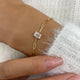 Diamond Chain Bracelet 0.9 ct Yellow Gold