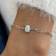 Diamond Chain Bracelet 0.9 ct White Gold