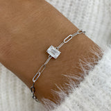Diamond Chain Bracelet 0.9 ct White Gold